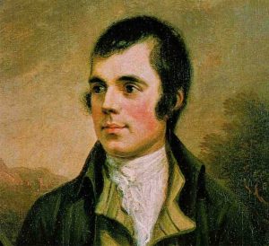 5 of our Favourite Burns Night Craft Beer and Food Pairings. Painting of Robert Burns